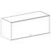 Overhead Storage, 36" Wide, Gray