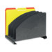 4-Compartments Organizer, Vertical, 8-3/8"x7-1/4"x12", Granite