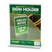 T-Frame Base Desktop Sign Holder, Acrylic, 8-1/2 x 11                                                                        