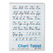 Chart Tablets, Unruled, White, 25 Sheets per Pad