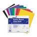 Posterboard, 4-Ply, 22"x28", 5 ea 10 Colors, 50 Sheets, Assorted