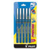 Roller Ball Pen, Nonrefillable, Fine Point, 5/PK, Blue