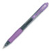 Gel Pen, Retractable/Refillable, Fine Point, 12-Pack, Purple