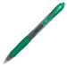 Gel Pen, Retractable/Refillable, Fine Point, 12-Pack, Green