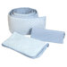 Tadpoles Dimple Velour 3 Pieces Portacrib Set in Blue