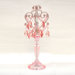 Chandelier Table Lamp in Pink