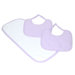 Tadpoles Classics Three Piece Bib & Burp Cloth Gift Set in Lavender