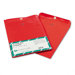 Fashion Color Clasp Envelope, 9 x 12, 28lb, Red, 10/pack