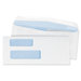 Double Window Envelope,24Lb,No 9,3-7/8"x8-7/8",500 per Box,White