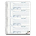 Spiralbound Unnumbered Money Receipt Book, 120 Sets/Book