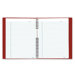 Wirebound Notebook, 200 Sheets, College Rule, Letter, Red