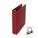 3-Ring Binder,w/Pckts,Vinyl,200 SH Cap.,1",24/CT,Burgundy