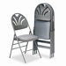 Fabric Padded Seat/Molded Low-Back Folding Office Chair