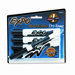 Dry Erase Markers, Chisel Tip, Black, 4/Set                                                                                  