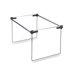 Hanging Folder Frame, Letter/Legal, Adj 19" To 24", Gray