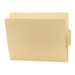 Reinforced End Tab Manila Folders, 2/5 Cut, End Tab, Letter, 100/Box