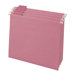Colored Hanging Folders, 1/5 Tab Cut, Letter Size, Pink
