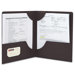 Lockit Two-Pocket Folder, Leatherette Stock, 11 X 8-1/2, 25/Box