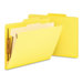 One Divider Top Tab Classification Folder, 10/Box