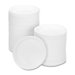 Mediumweight Foam Dinnerware, Plates, 6" Diameter, White, 1000/CT                                                            