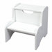 Two Step Stool in White