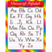 Chart Manuscript Alphabet
