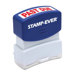 Stamp, Pre-Inked, "Past Due", 9/16"x1-11/16" Imp, Red