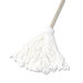 Deck Mop with Wooden Handle and Rayon Fiber Head