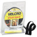 Sticky-Back Hook and Loop Fastener Tape With Dispenser, 3/4 X 5 Ft. Roll