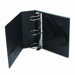 Heavy-Duty No-Gap D-Ring Binder with Label Holder, 4" Capacity