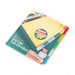 Gold Pro Insertable Tab Index, 5-Tab, Letter, Buff Sheets