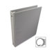 Basic Vinyl Round Ring Binder, 1" Capacity, Gray