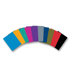 4-Pocket Folder, 2 Vert./2 Horz. Pockets, 9-1/2"x12", Assorted