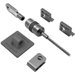 Desktop And Peripherals Locking Kit, 8 Ft. Steel Cable, Two Keys