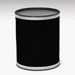 Bath Jewelry Diamond Pattern Round Vinyl Wastebasket
