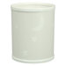 Stars and Moons Pattern Vinyl Nursery Wastebasket in White