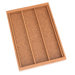 Bamboo and Cork Expandable Utensil Holder