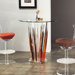 Crystals Bar Stand Multicolor Glass 36" R 1/2" Thick