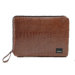 Classic Croc Matte Laptop Sleeve in Brown