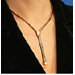 Plated Gold Zipper Necklace