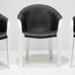 Leather and Plastic Arm Chair