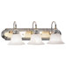 Belmont  Vanity Light in Polished Brass/Chrome