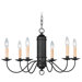 Heritage 6 Light Chandelier