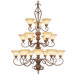 Bistro 18 Light Chandelier
