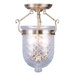 Jefferson 3 Light Semi Flush Mount