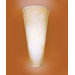 Conical Shaped Coated Rice Paper Tan Textured Shade