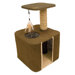 Burlap Cat Condo and Perch