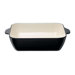 Cast Iron 26 cm Square Baking Oven Dish in Black