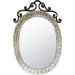Olde World Ornate Mirror in Distressed Iron