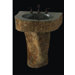 Mountainous Boulder Pedestal with 25" - 32" Integrated Boulder Sink